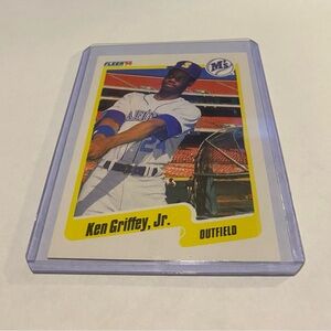 Ken Griffey Jr. 1990 Fleer Baseball Card #513 Vintage Collectible